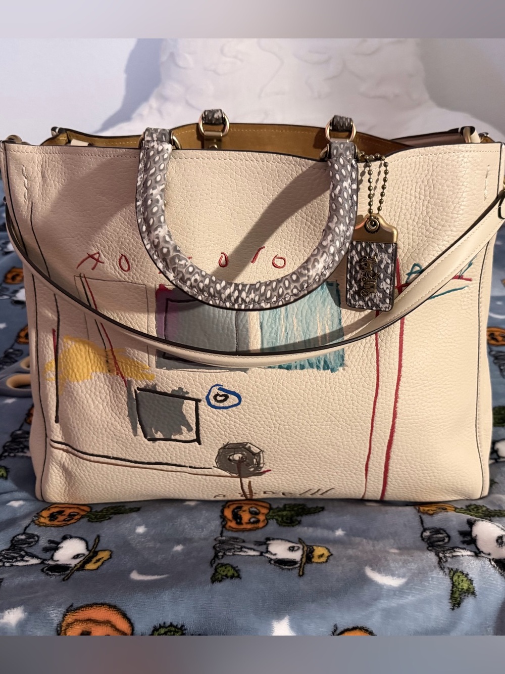 Coach x Jean-Michel Basquiat Famous Rogue 39 Tote